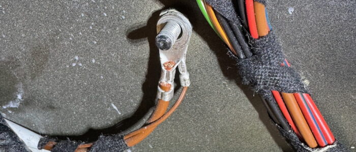 Use this post for ground, looking to the right of the tail light.